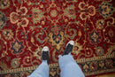 6x8.5 Vintage Agra Carpet