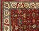 8x10 Vintage Indian Heriz Design Carpet