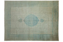 9x11.5 Vintage Distressed Bulgarian Tabriz Design Carpet