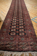 3x20 Vintage Fine Bokhara Rug Runner