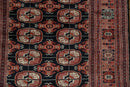 3x20 Vintage Fine Bokhara Rug Runner