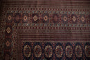 12x12.5 Vintage Fine Bokhara Square Carpet