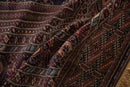 12x12.5 Vintage Fine Bokhara Square Carpet