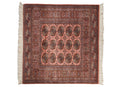 4x4 Vintage Fine Bokhara Square Rug