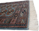 2.5x3 Vintage Fine Bokhara Square Rug