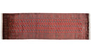 4x13.5 Vintage Fine Bokhara Rug Runner
