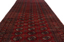 4x13.5 Vintage Fine Bokhara Rug Runner