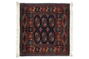 2.5x2.5 Vintage Fine Bokhara Square Rug Mat