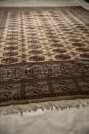 9x12 Vintage Fine Bokhara Carpet