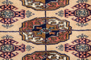 5x5.5 Vintage Fine Bokhara Square Rug
