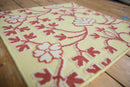 2x2 New Indian Samarkand Design Square Rug Mat