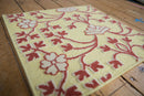 2x2 New Indian Samarkand Design Square Rug Mat
