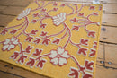 2x2 New Indian Samarkand Design Square Rug Mat