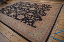 9x12 Vintage Tea Washed Indian Sultanabad Soumac Design Carpet