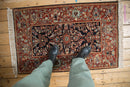 2.5x4 Vintage Armenian Hamadan Design Rug