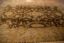 6x9.5 Gold Wash Indian Oushak Design Carpet