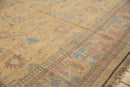10x13.5 Vintage Tea Washed Indian Soumac Design Carpet