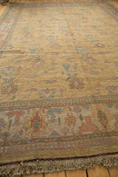 10x13.5 Vintage Tea Washed Indian Soumac Design Carpet