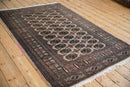 4x6 Vintage Fine Bokhara Rug