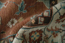 10x13.5 Indian Mahal Design Carpet