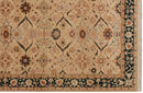 6x9.5 Vintage Indian Bijar Design Carpet
