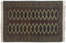 4x6 Vintage Siberian Bokhara Design Rug