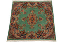 4.5x5 Vintage Kerman Square Rug
