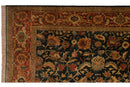 9x11.5 Vintage Indian Serapi Design Carpet