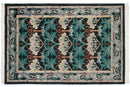 6x9 Vintage Indian William Morris Design Carpet