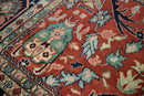 7.5x10 Vintage Indian Bijar Design Carpet