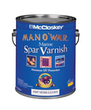 Man O' War McCloskey Semi-Gloss Clear Marine Spar Varnish