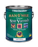 Man O' War McCloskey Satin Clear Marine Spar Varnish 1 gal.