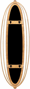 McCordsville Gold Brass Oval Mirror Set