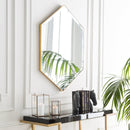 Heurne Modern Gold Wall Mirror