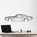 1970 Challenger Detailed Metal Car Wall Art - NC0129