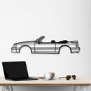 1993 Mustang GT Convertible Metal Car Wall Art - NC0245