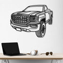 2016 Sierra Perspective Metal Car Wall Art - NC0446