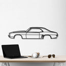 1969 Camaro SS Metal Car Wall Art - NC0117