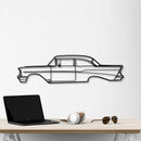1957 Bel Air Metal Car Wall Art - NC0046