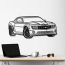 Camaro SS Perspective Metal Car Wall Art - NC0433