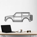 2021  Bronco 6th Gen Metal Car Wall Art - NC0732