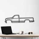 1988 Sierra 1500 1st Gen Metal Car Wall Art - NC0220