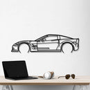Corvette C6 ZR1 Metal Car Wall Art - NC0919