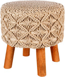 Kausala Cream Ottoman