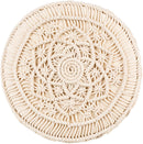 Huittinen Cream Ottoman