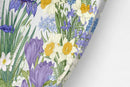Meadow Flowers Printed Transparent Acrylic Circle
