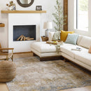 Meads Abstract Mustard Luxe Rug