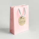 Means the World Welcome Wedding Favor Labels