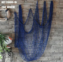 Mediterranean beige decorative fishing net wall hanging living room