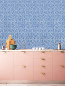 Mediterranean Ceramic Style Wallpaper